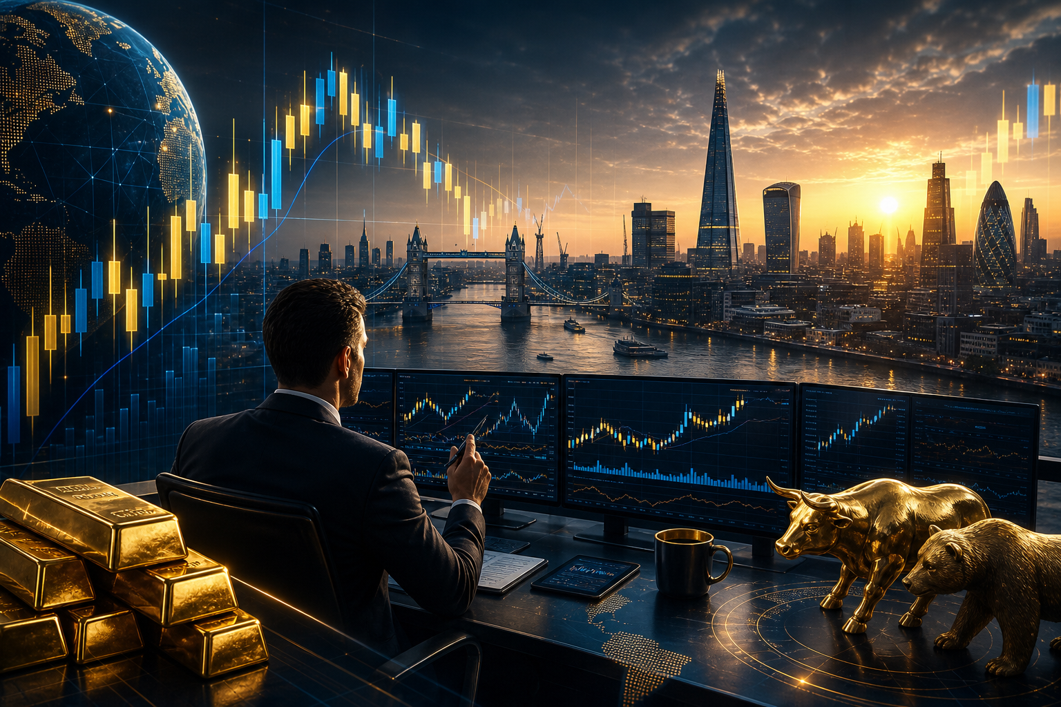London Open Breakout Plan: Trade EUR/USD & XAUUSD in 90 Min