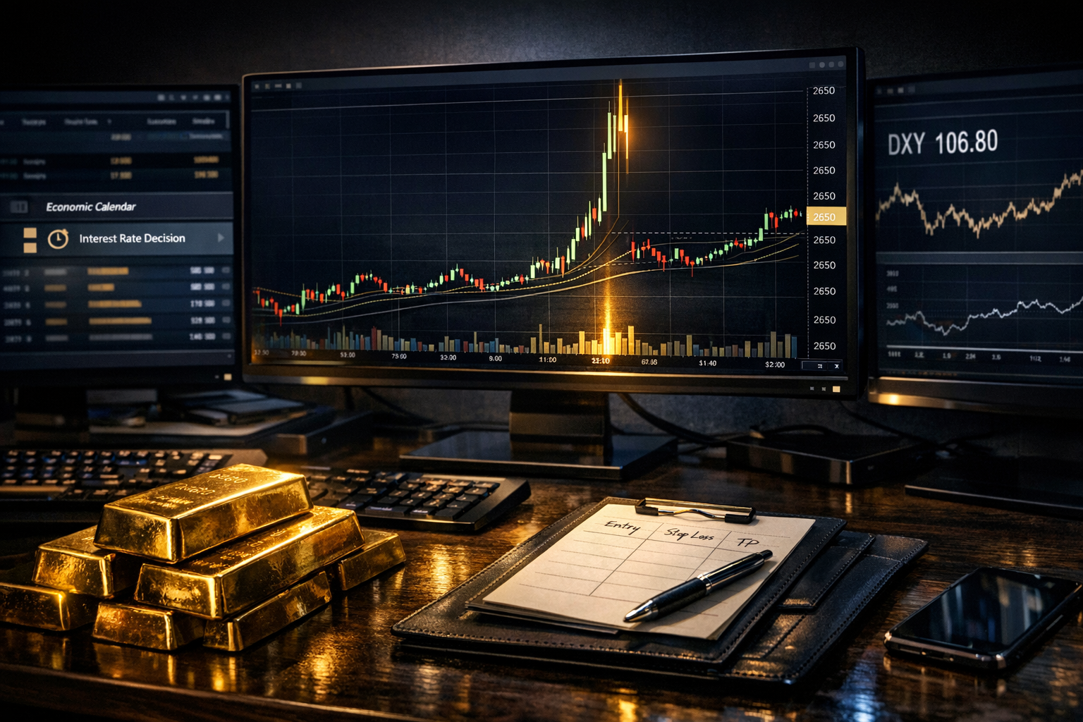 Trade XAUUSD During FOMC: Pre-News, Spike & Reversal Plan