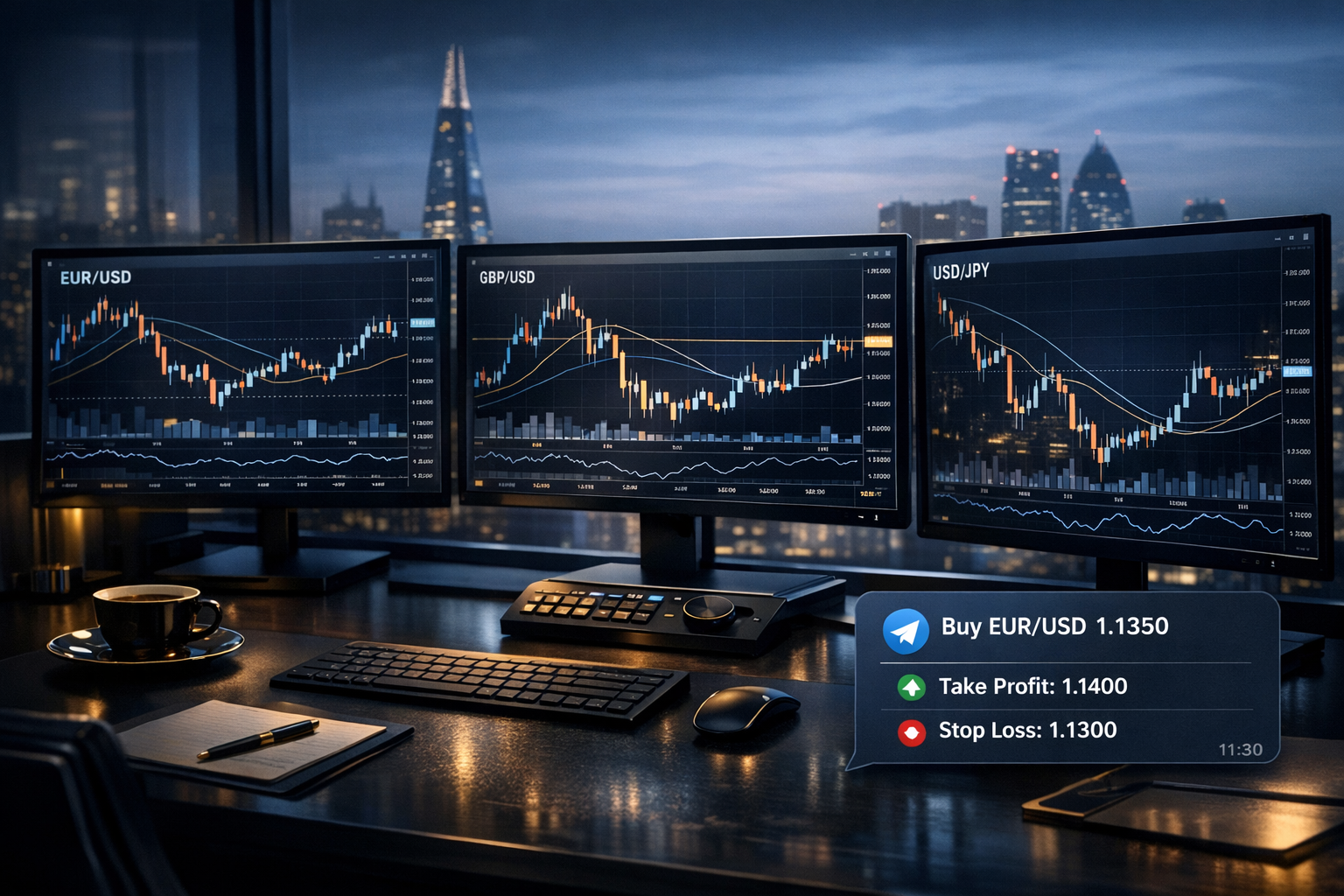 How to Execute Forex Signals Like a Professional Trader