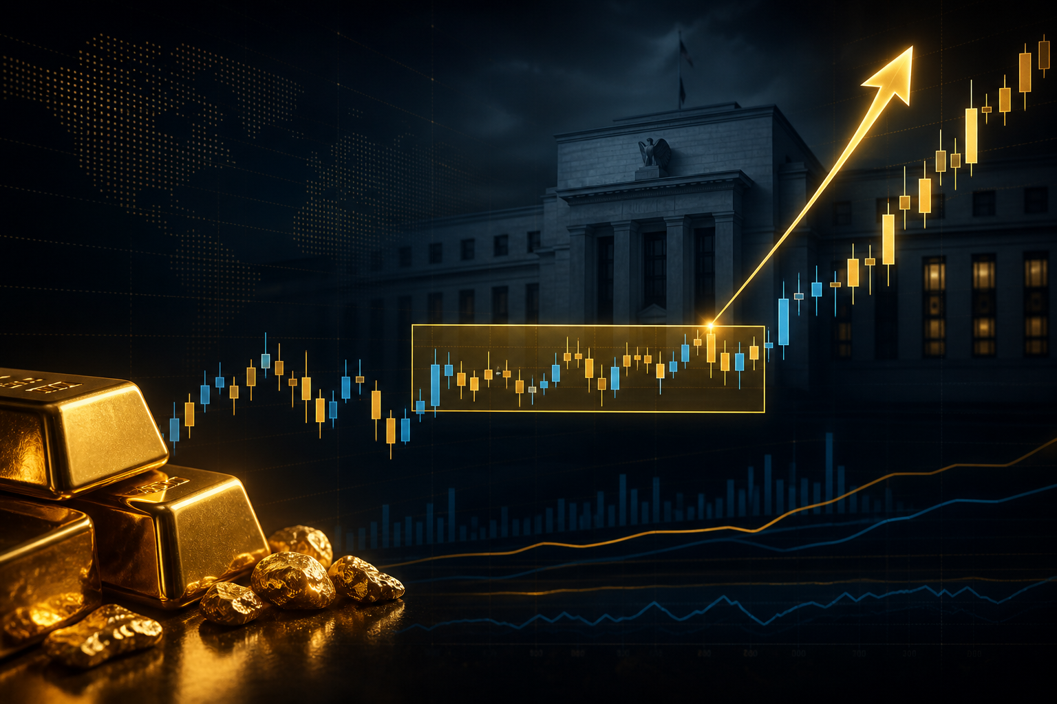XAUUSD FOMC Strategy: Pre-News Box + Post-Release Breakout