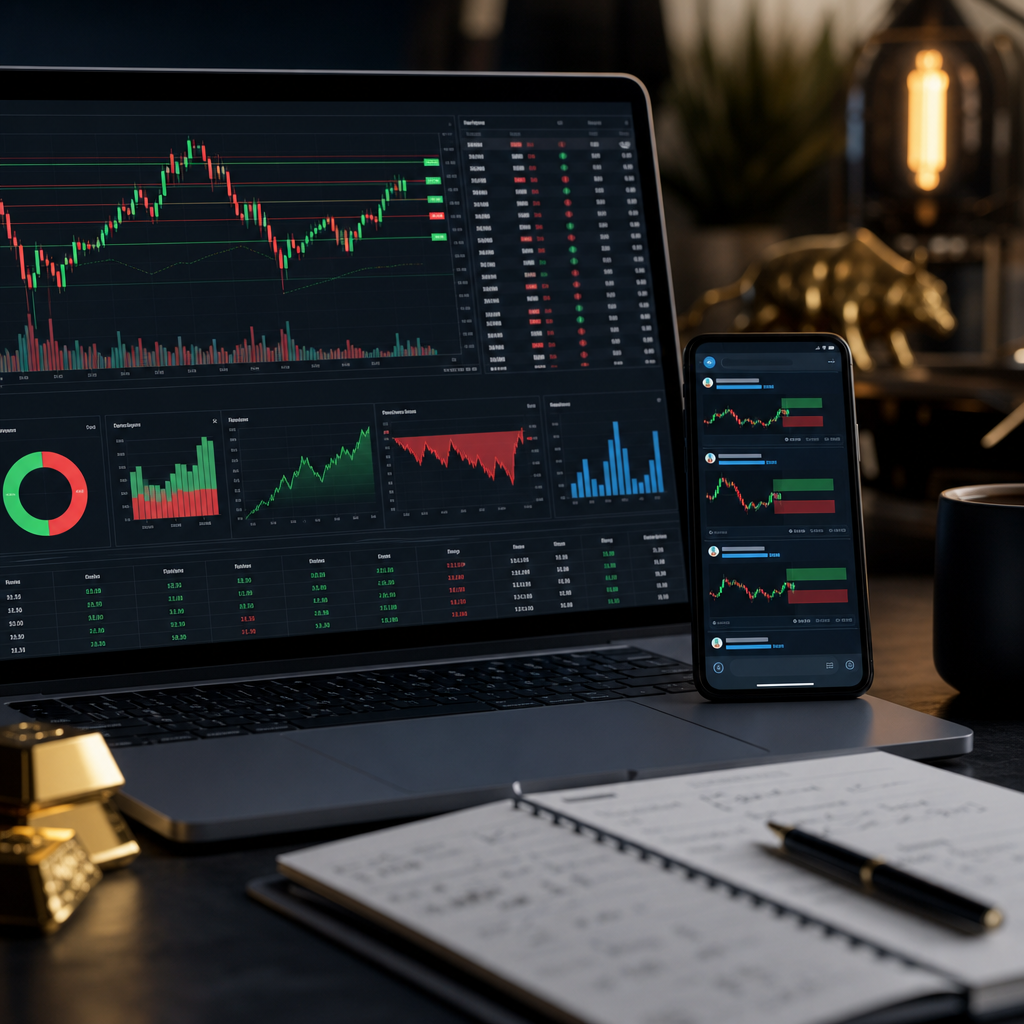 Trading concept illustration