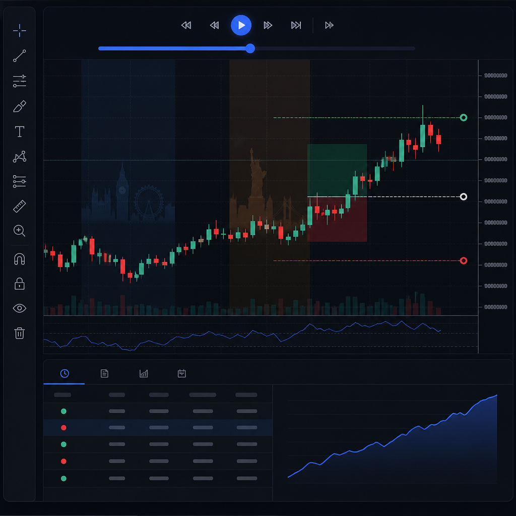 Trading concept illustration
