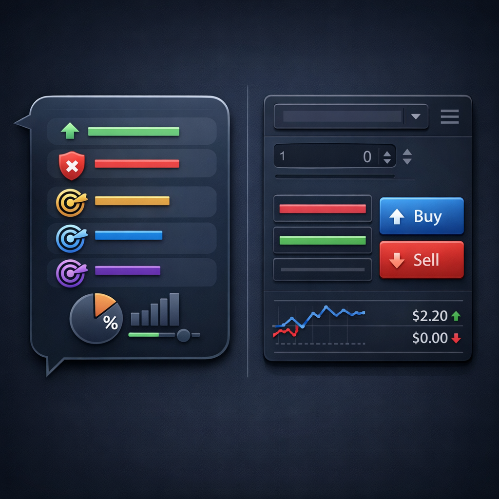 Trading concept illustration