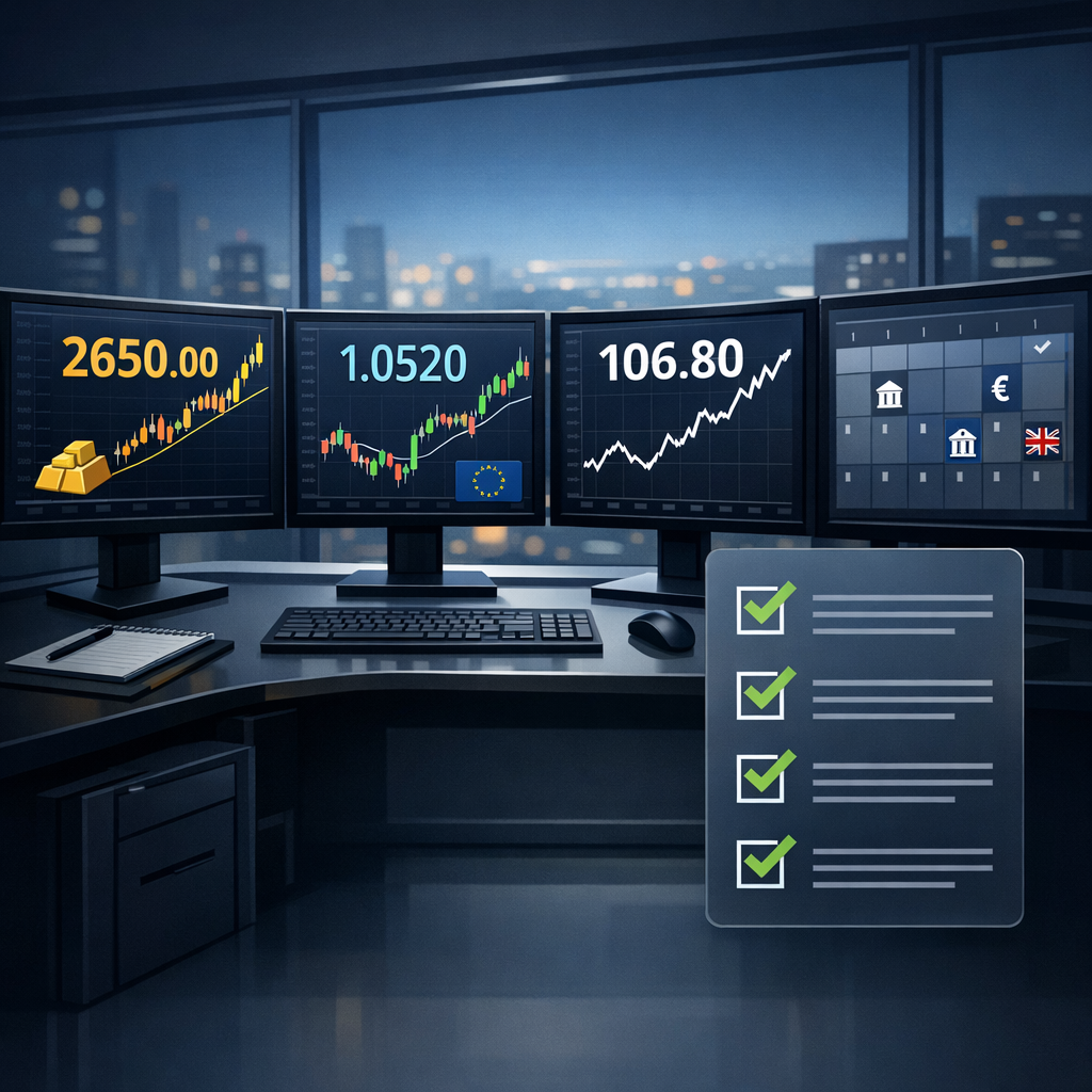 Trading concept illustration