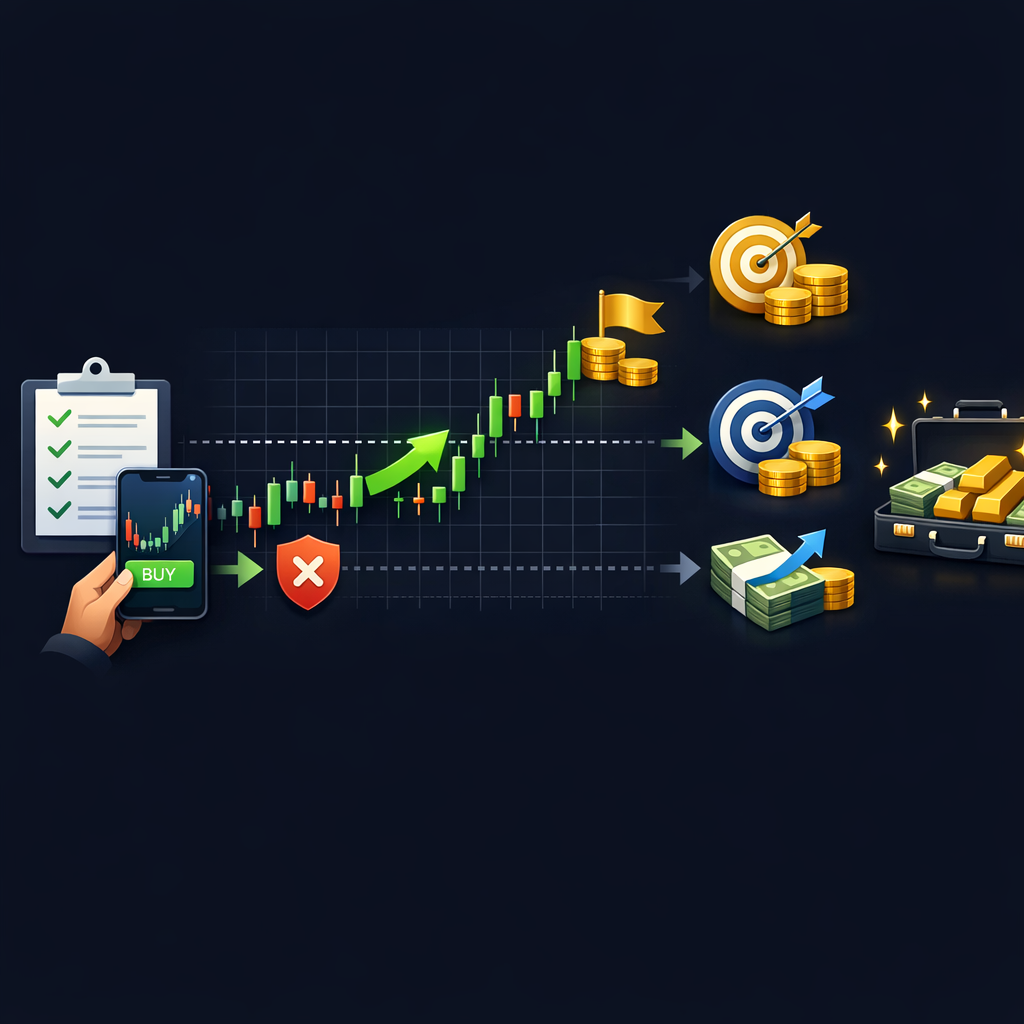 Trading concept illustration
