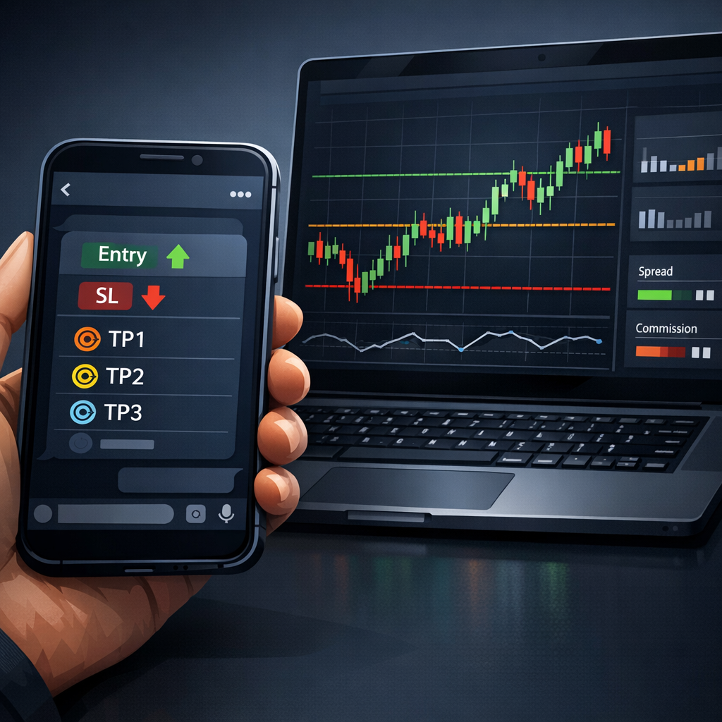 Trading concept illustration