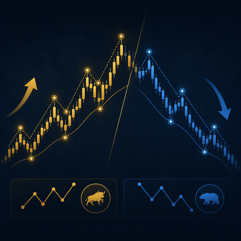 Trading concept illustration