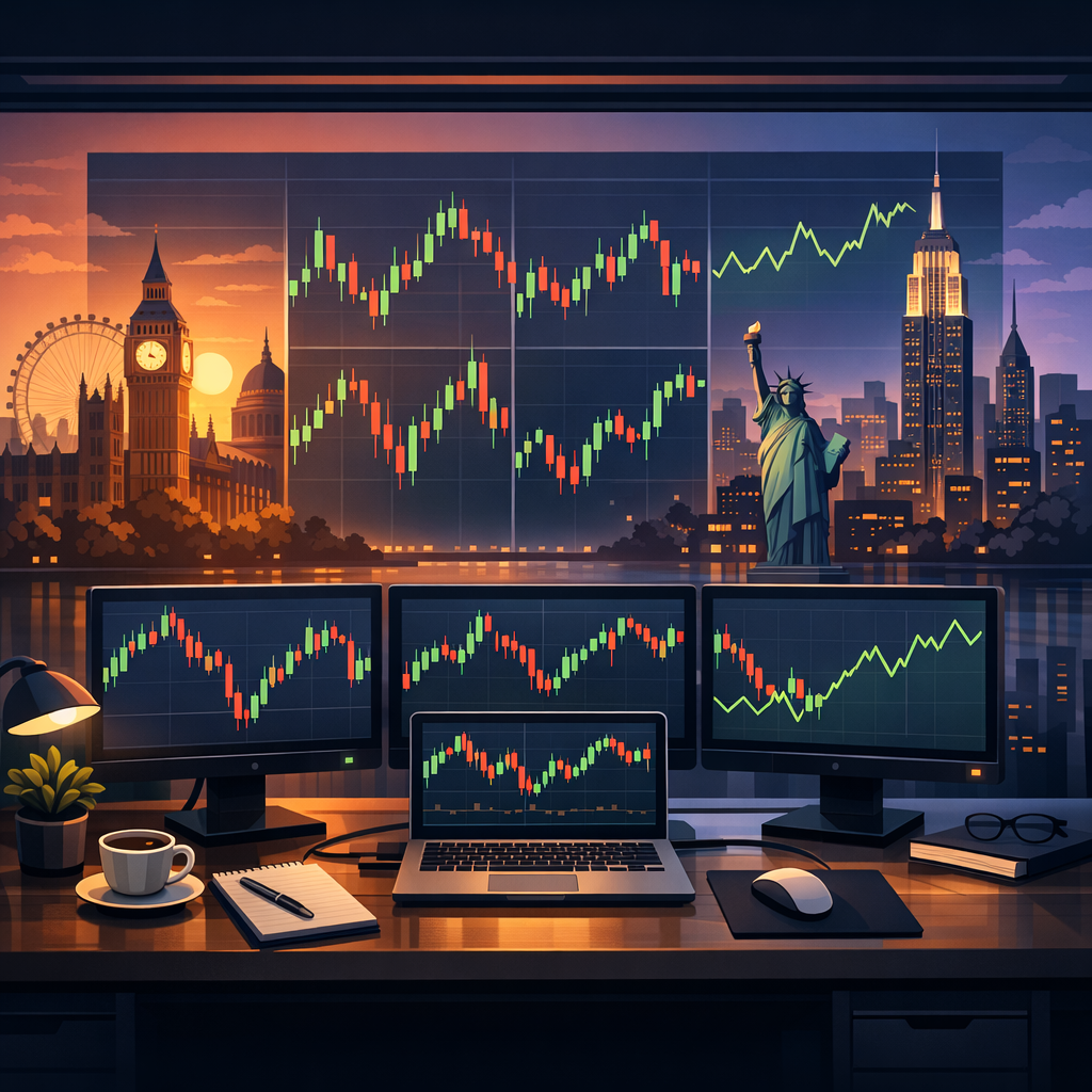 Trading concept illustration