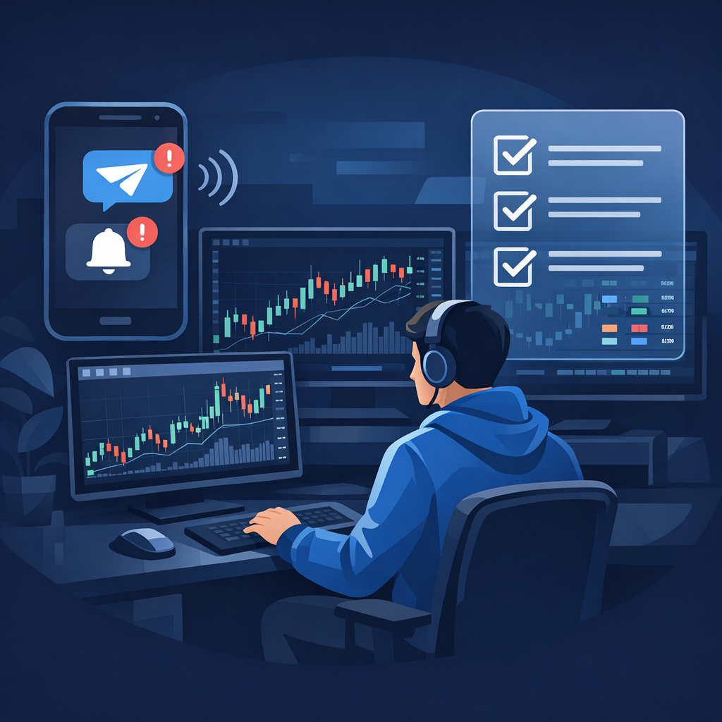 Trading concept illustration