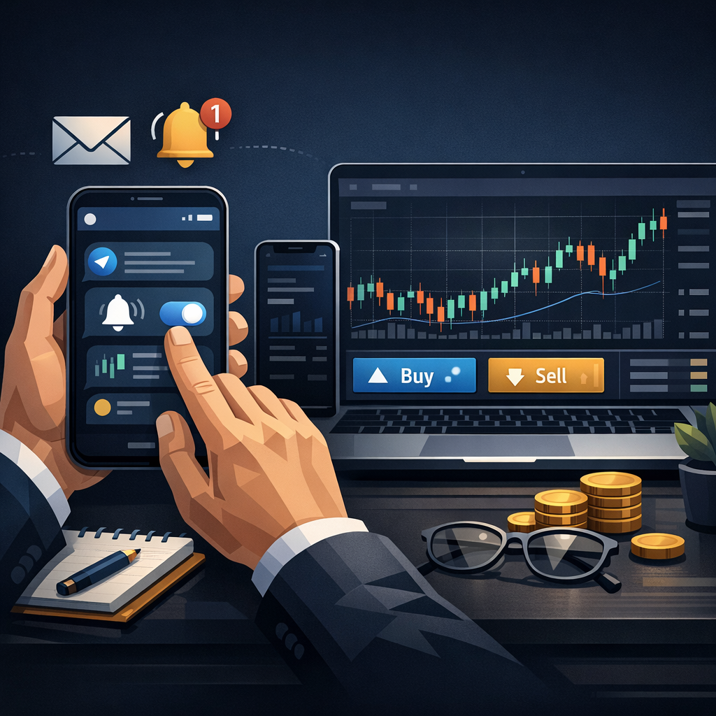 Trading concept illustration