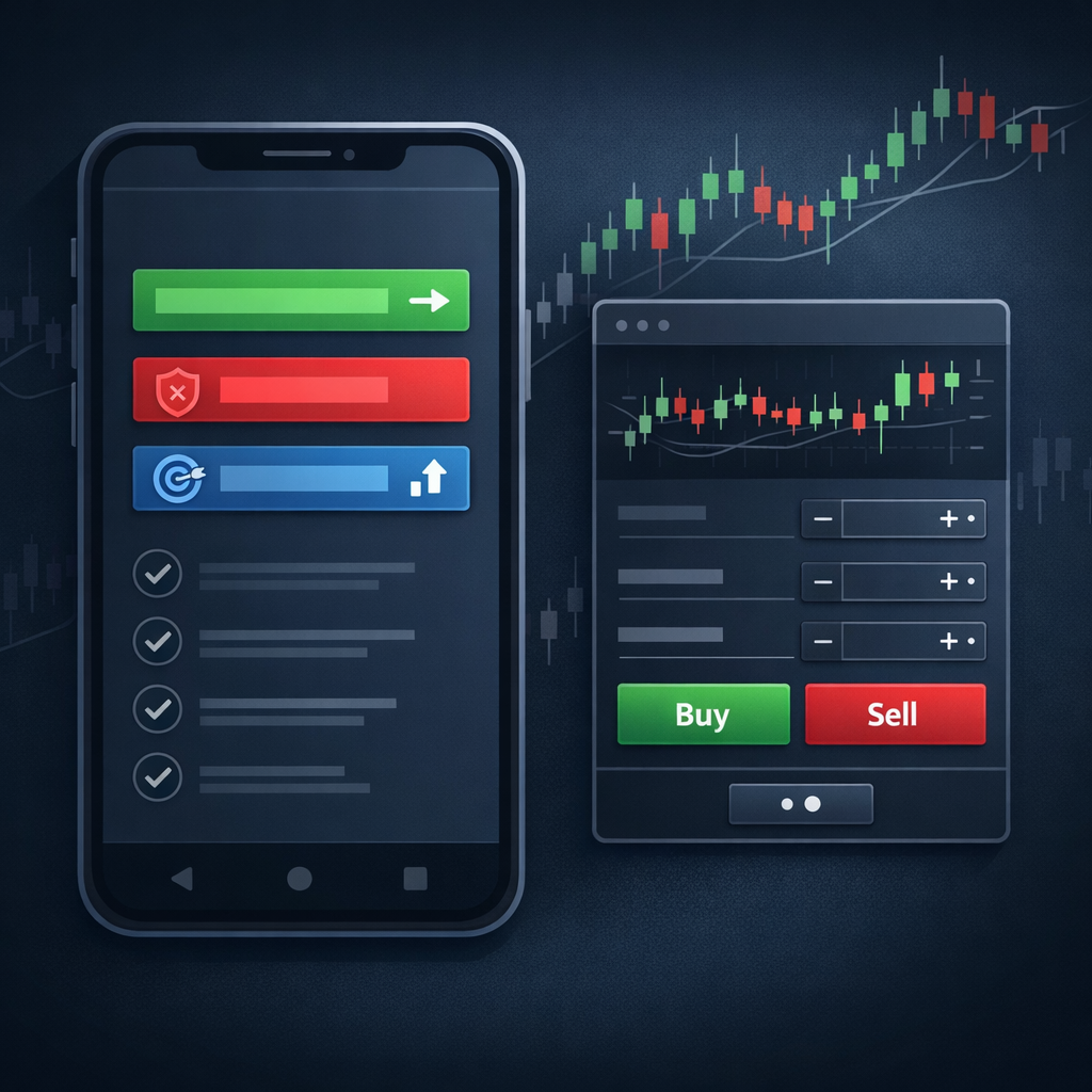 Trading concept illustration