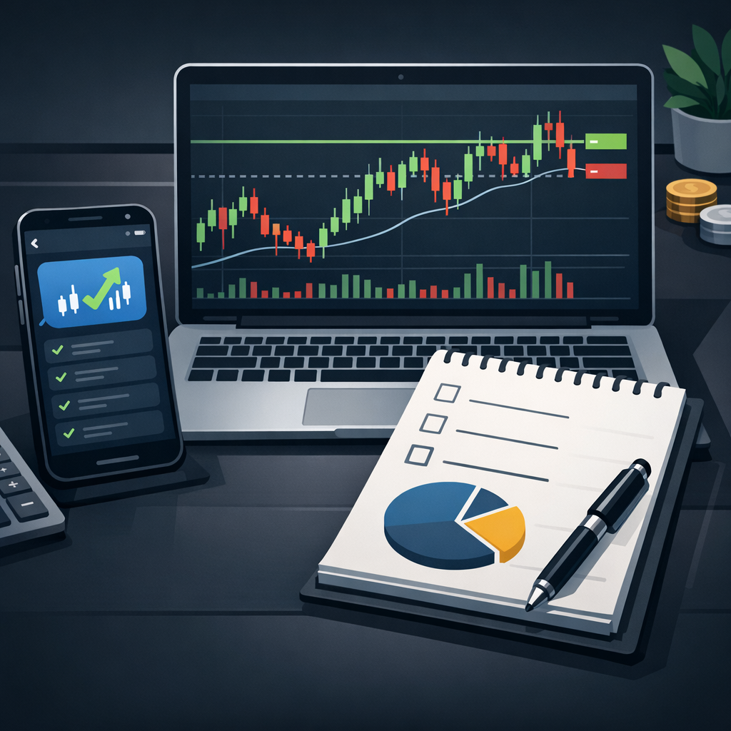 Trading concept illustration