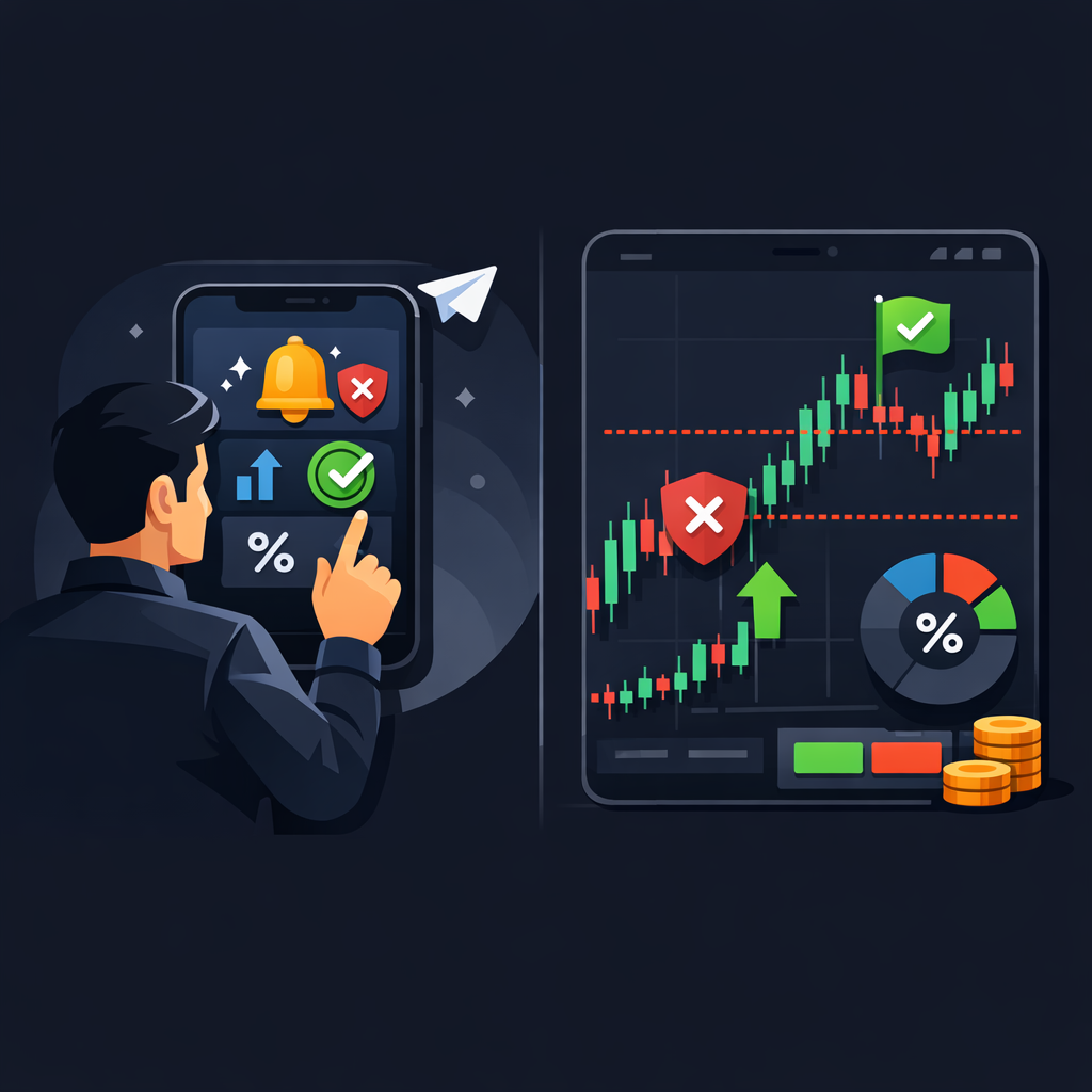 Trading concept illustration