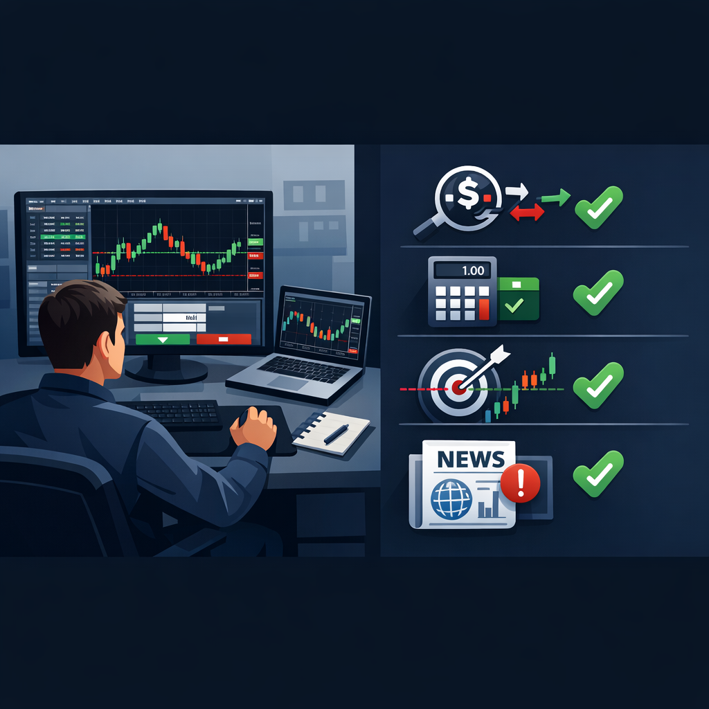 Trading concept illustration