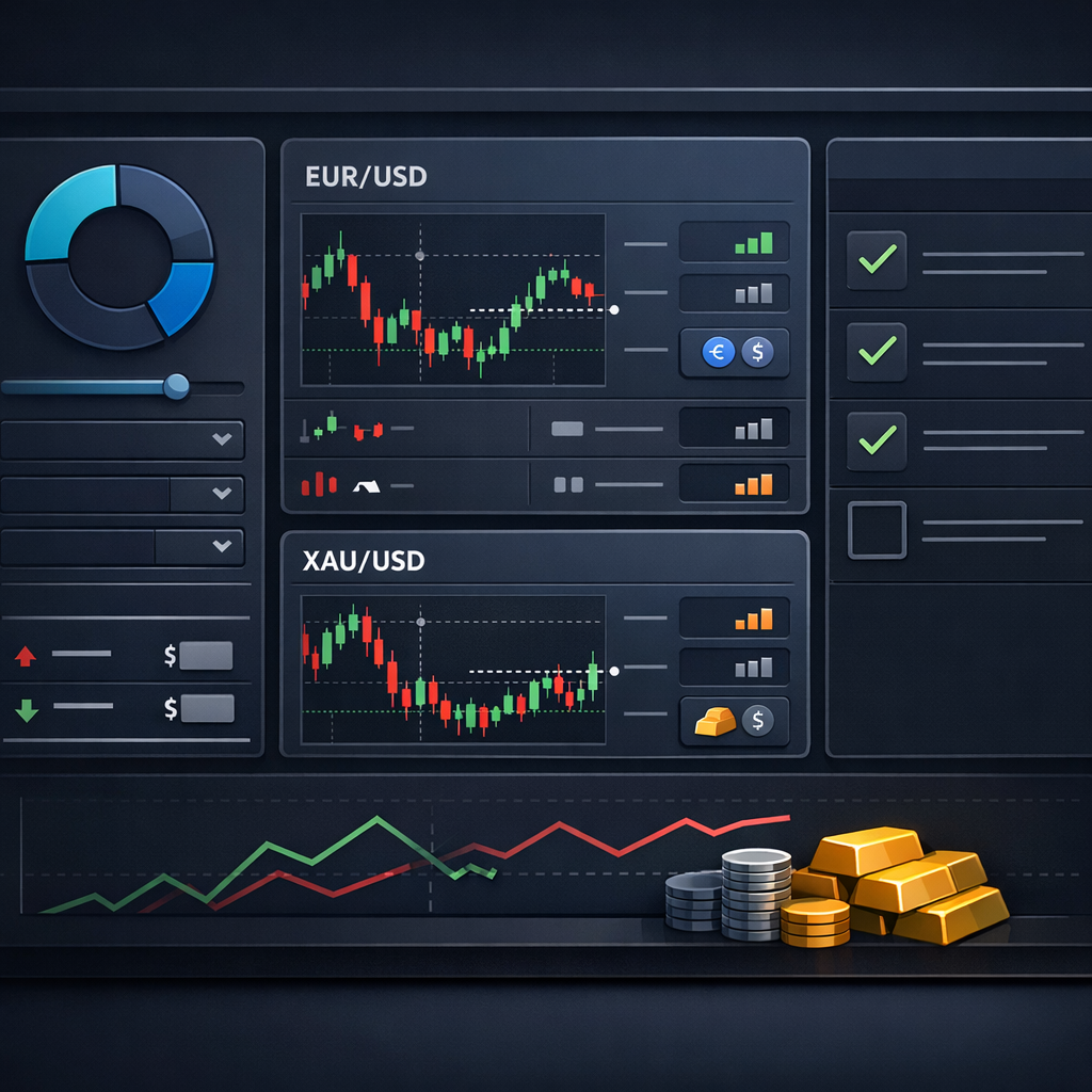 Trading concept illustration