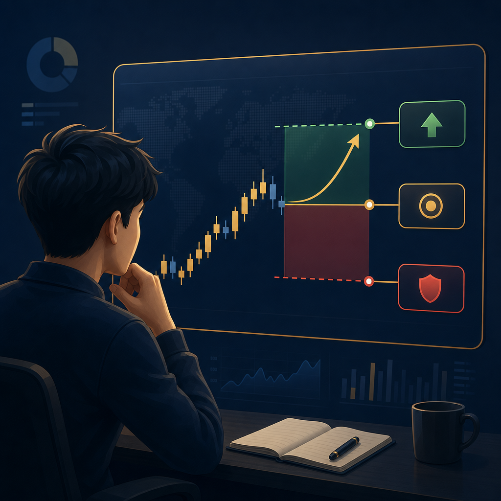 Trading concept illustration