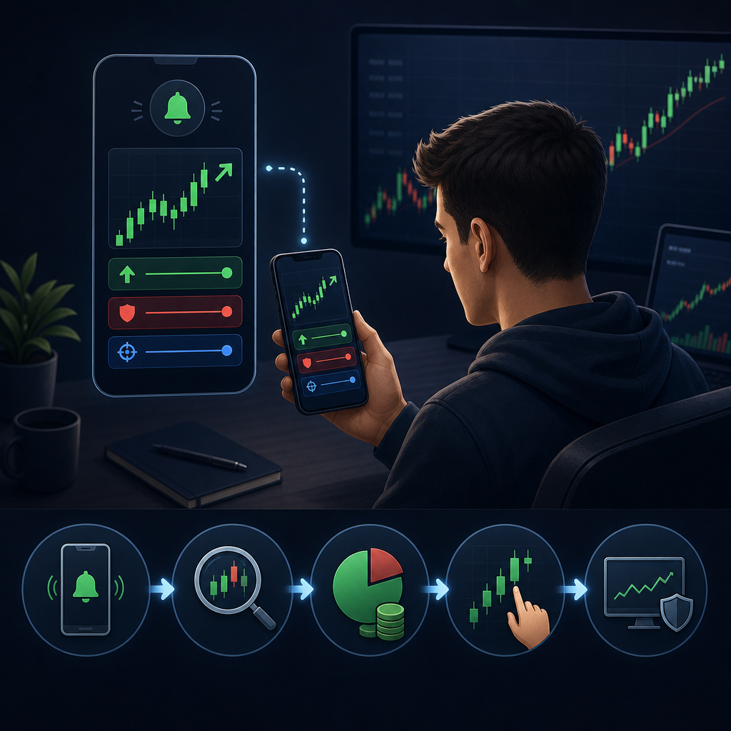 Trading concept illustration