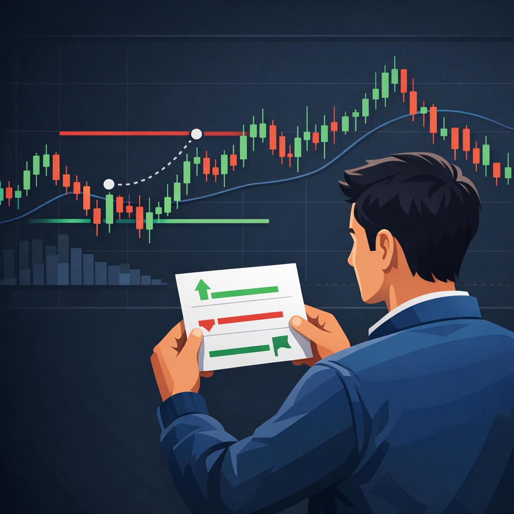 Trading concept illustration