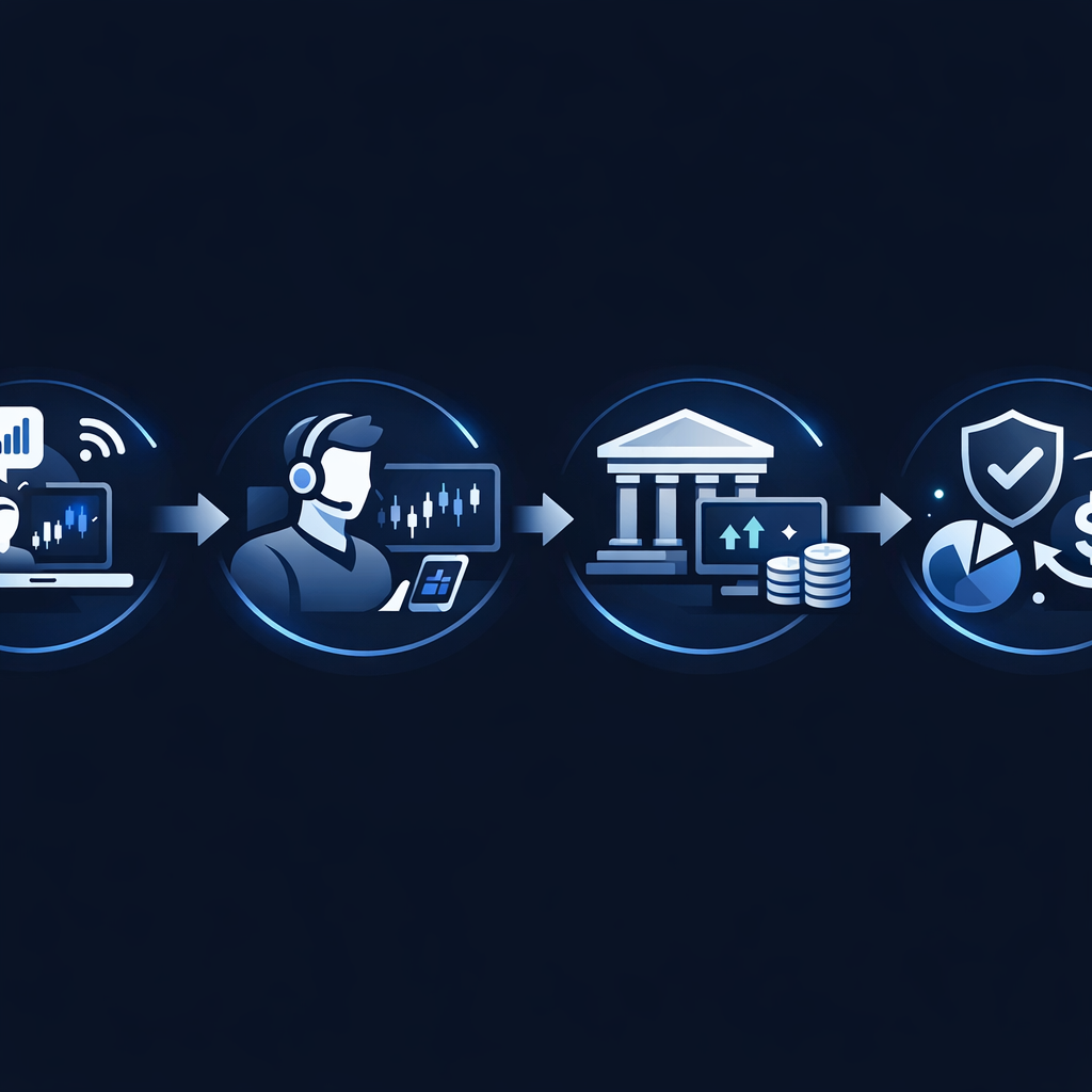 Trading concept illustration