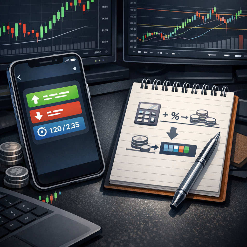 Trading concept illustration