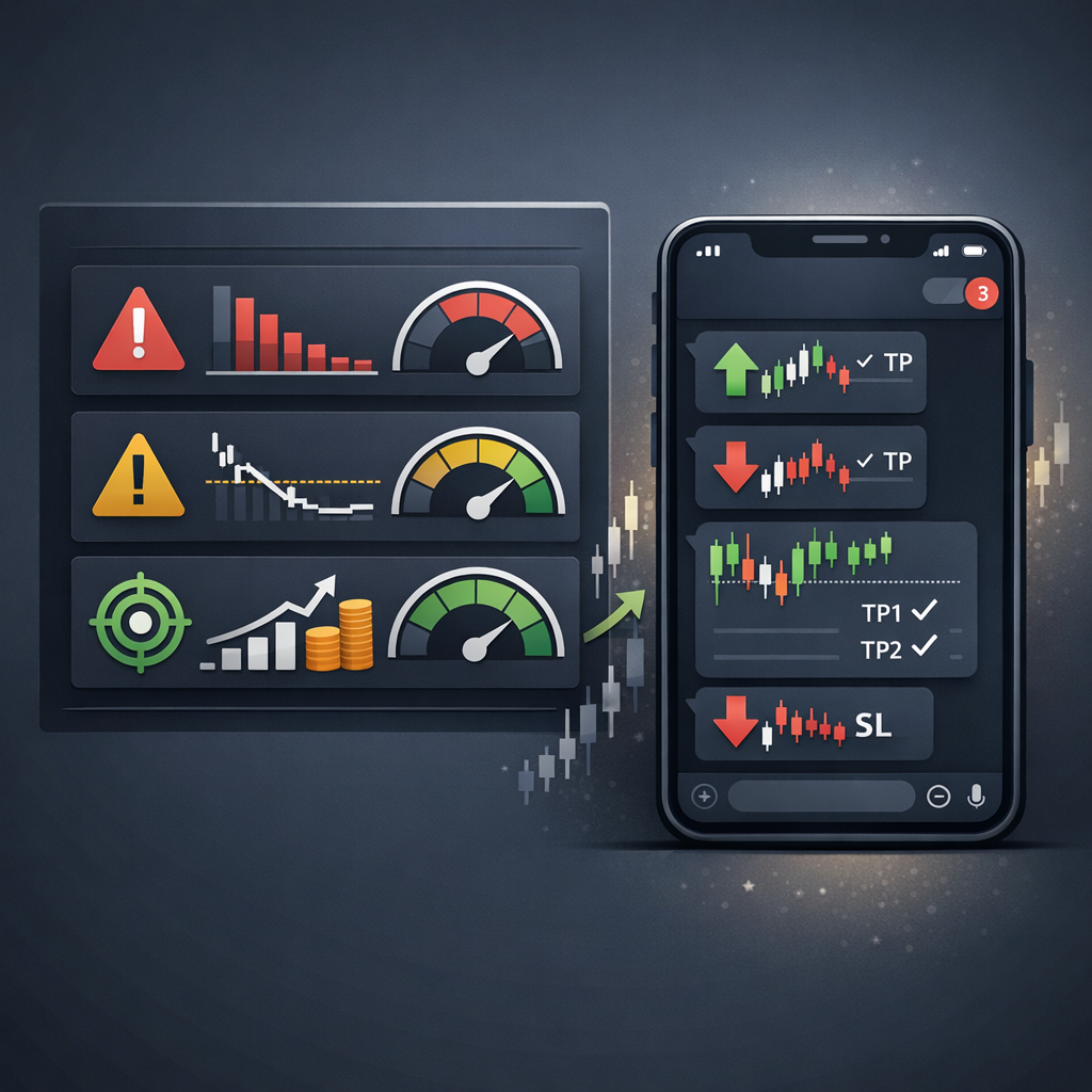 Trading concept illustration