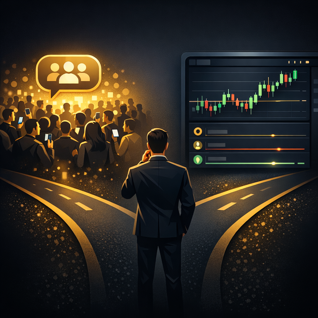 Trading concept illustration