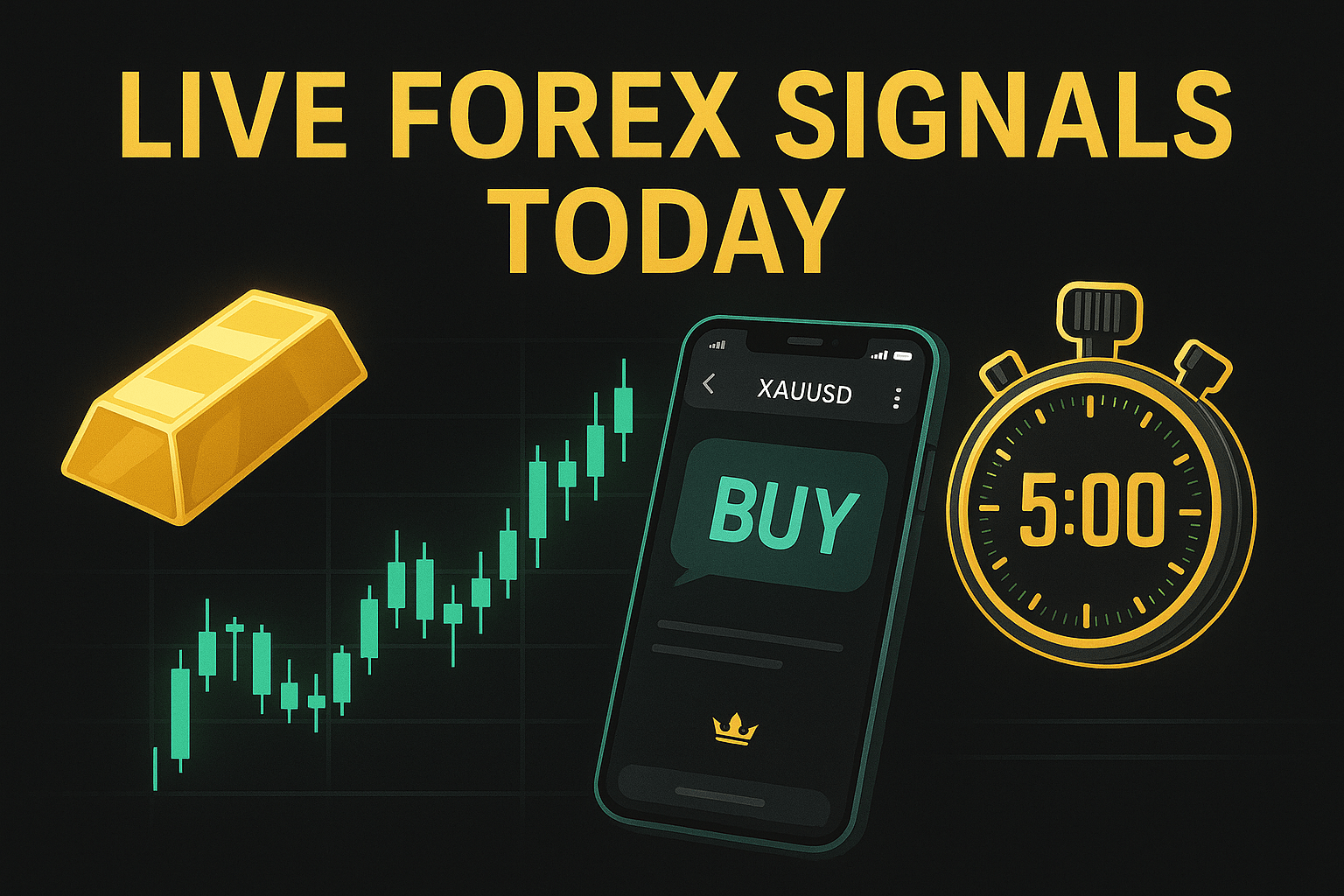Live Forex Signals Today - XAUUSD Buy Signal Illustration