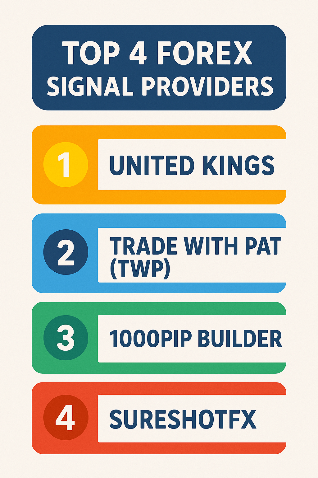 Top 4 Forex Signal Providers Ranked – United Kings #1